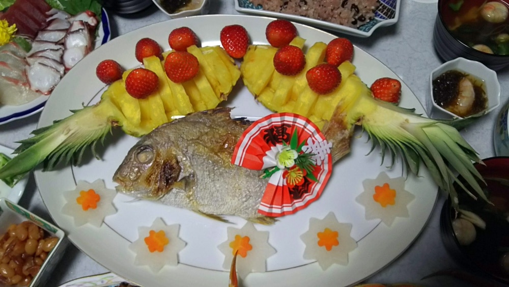 手作りの着物でお食い初め Lucky House Journal